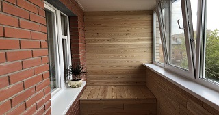 Отделка, остекление, утепление балконов в Мариинске от 207 руб. м/2.